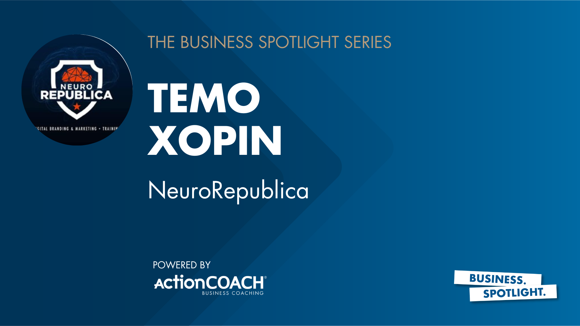 Business Spotlight with Temo Xopin from NeuroRepublica